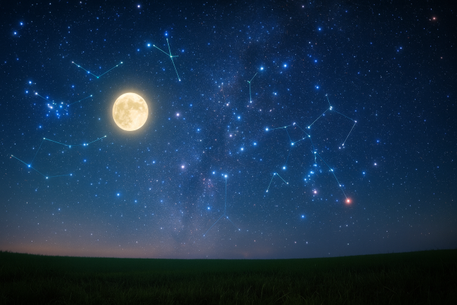 スーパームーンのイメージ画像